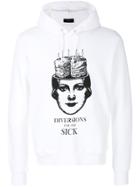 Undercover Diversions For The Sick Hoodie - White