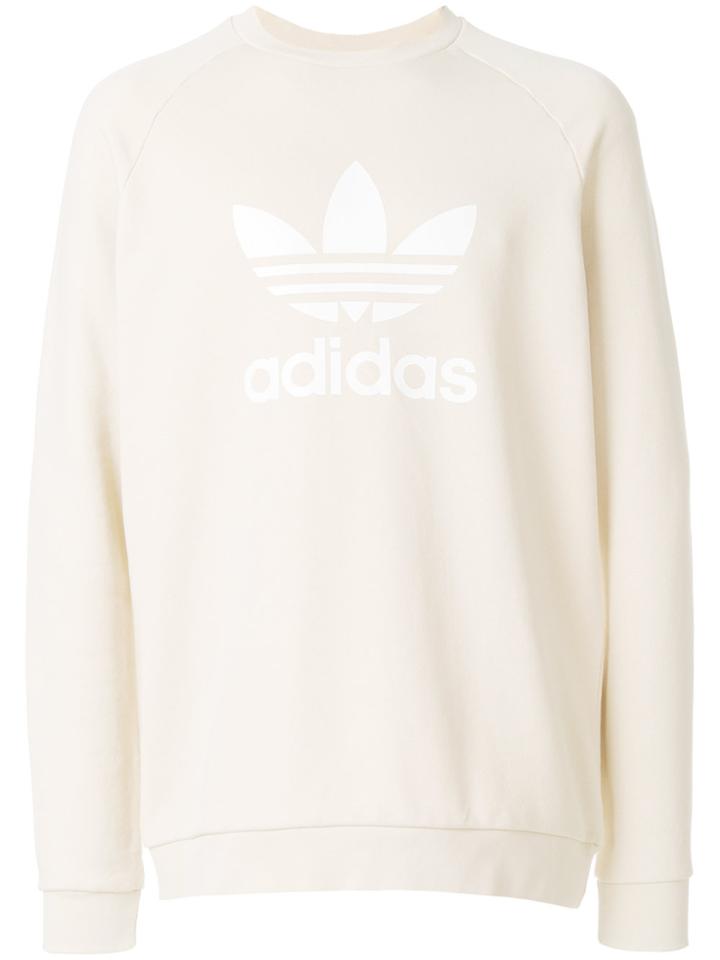 Adidas Adidas Originals Trefoil Crew Sweatshirt - Nude & Neutrals