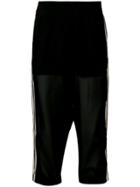 Adidas Cropped Track Trousers - Black