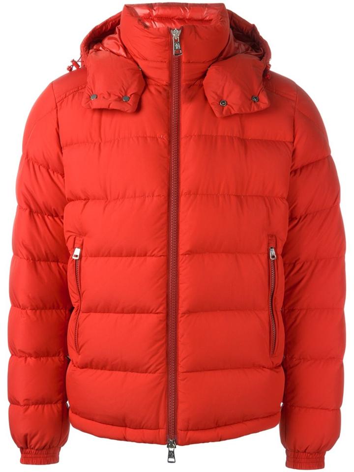 Moncler 'brique' Padded Jacket - Red