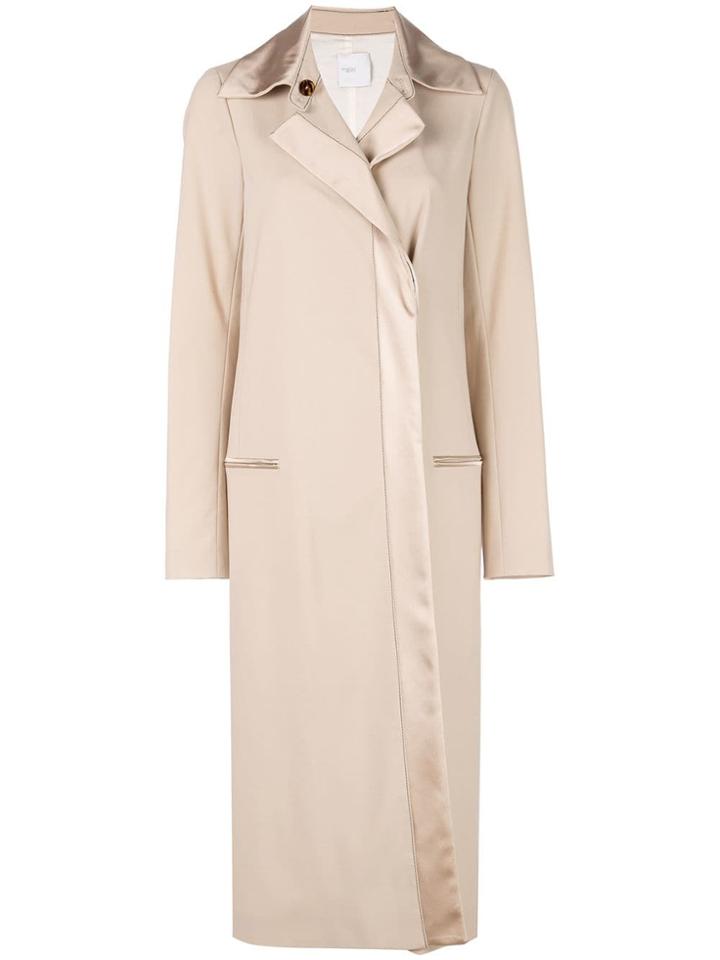 Rosetta Getty Tuxedo Trench Coat - Brown