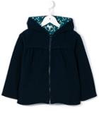 Knot Stars Print Polar Jacket, Girl's, Size: 8 Yrs, Blue