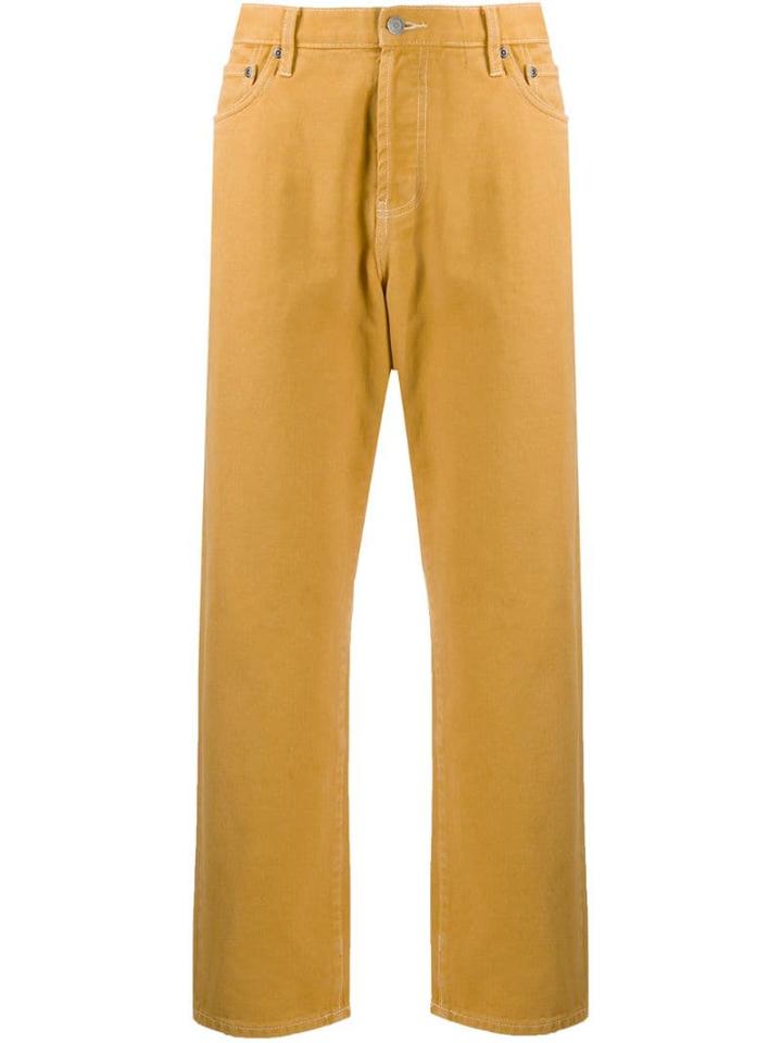 Stussy Overdyed Big Ol' Jeans - Yellow