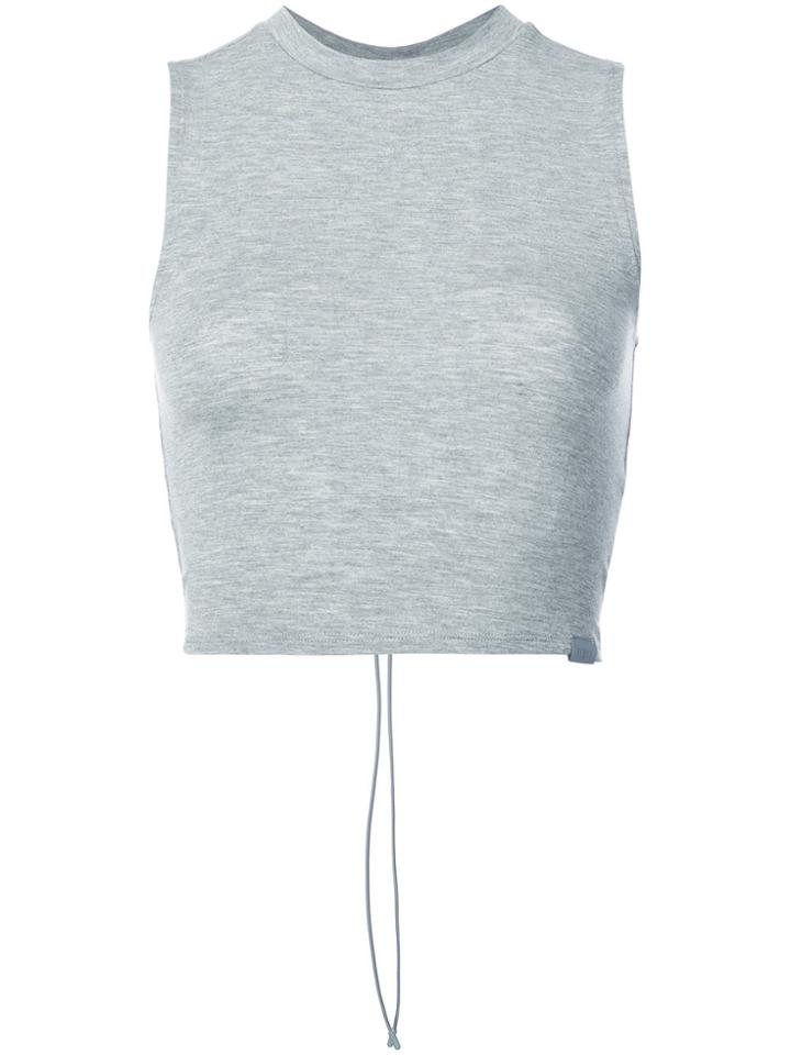 Fenty X Puma Ruched Crew Neck Top - Grey