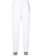 Thom Browne Cricket Stripe Classic Sweatpants - White