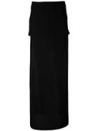 Gareth Pugh Shorts With Maxi Skirt Detail - Black