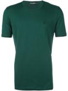 Dolce & Gabbana Embroidered Crown T-shirt, Men's, Size: 50, Green, Cotton