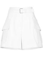 Derek Lam Belted Short With Patch Pockets - Nude & Neutrals