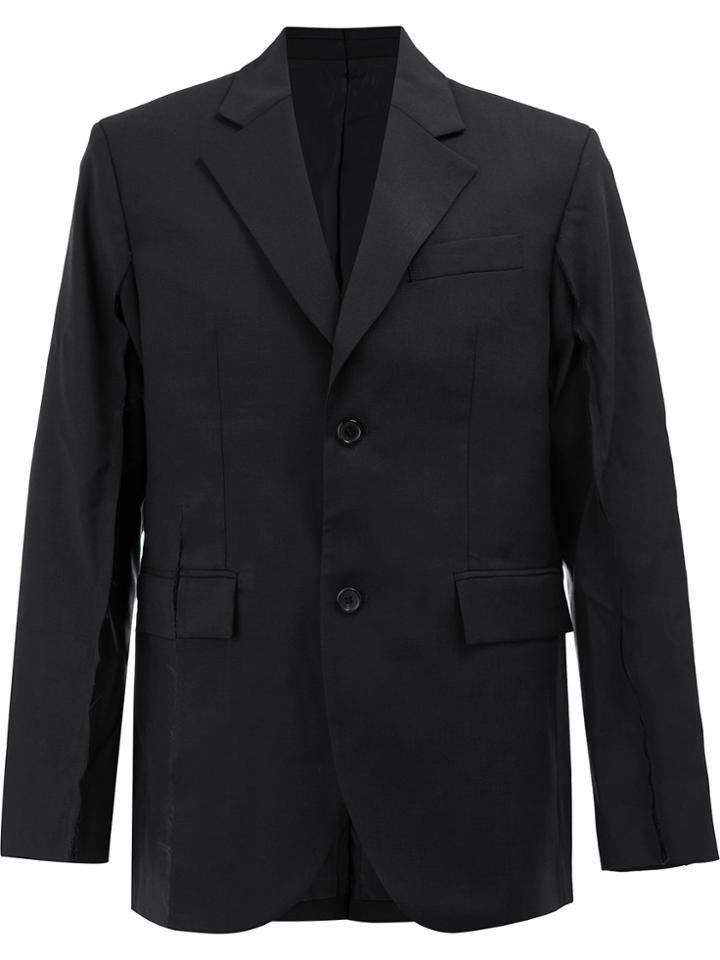 Yang Li Classic Button Blazer - Black