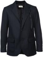 Coach Whipstitch Detail Blazer - Blue
