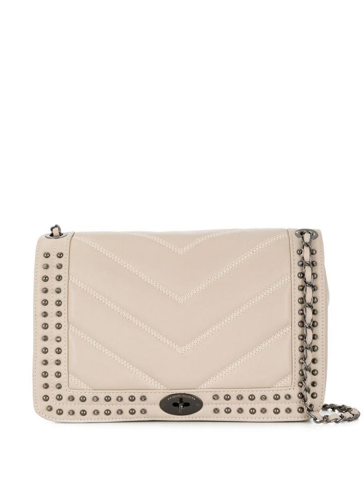 Marc Ellis Quilted Effect Shoulder Bag - Neutrals