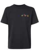 Sacai - Embroidered Pineapple T-shirt - Men - Cotton - 3, Black, Cotton