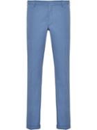 Prada Slim-fit Washed Trousers - Blue