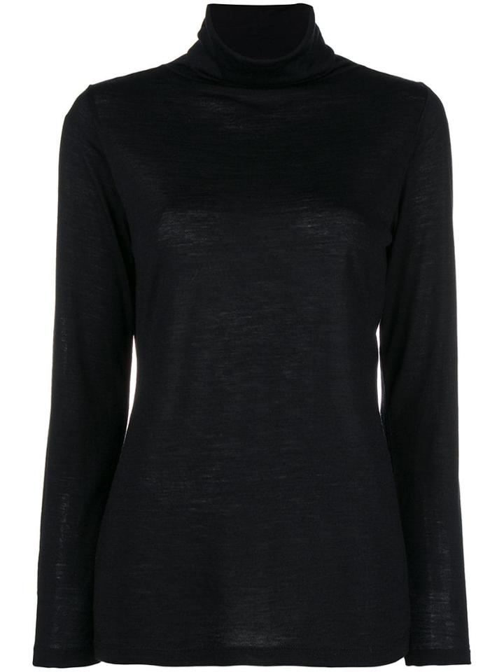 Allude Turtleneck Jumper - Black