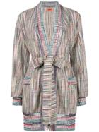 Missoni Belted Cardigan Coat - Multicolour