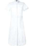 Loveless Lace Shirt Dress, Women's, Size: 36, White, Cotton/rayon