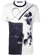 Dolce & Gabbana Multi Print T-shirt, Men's, Size: 46, Nude/neutrals, Cotton