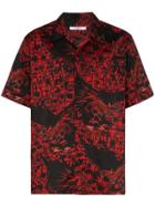 Givenchy Monster Print Cotton Short Sleeved Shirt - Black