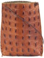 B May 'cell Pouch' Crossbody Bag, Women's, Brown, Crocodile Leather