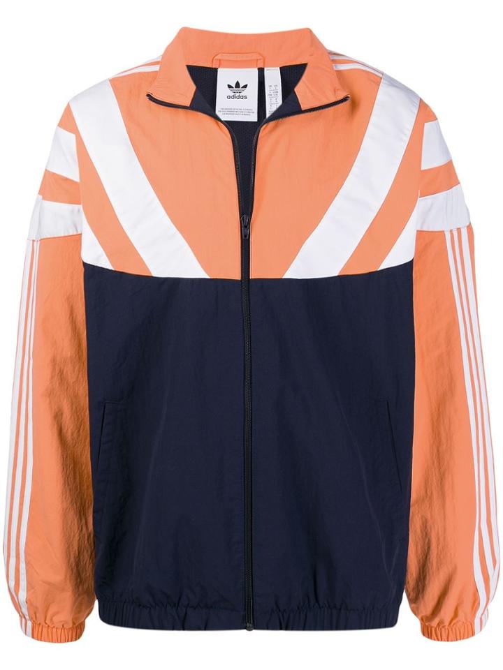 Adidas Colour-block Jacket - Orange