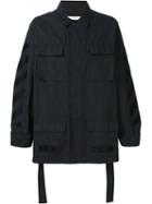 Off-white Striped Sleeve Field Jacket