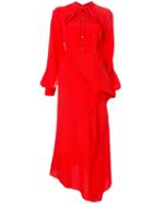 Roland Mouret Boscana Jacquard Dress - Red