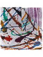 Faliero Sarti - Paint Splash Print Scarf - Men - Modal - One Size, Grey, Modal