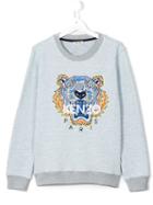 Kenzo Kids Tiger Sweatshirt, Boy's, Size: 14 Yrs, Blue
