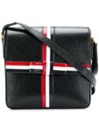 Thom Browne Square Gift Box Leather Bag - Black
