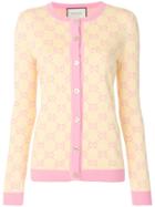 Gucci Gg Motif Cardigan - Yellow & Orange