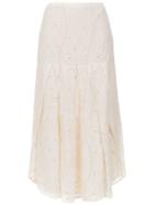 Alcaçuz Ferradura Skirt - White