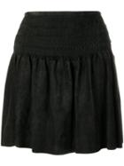 Diesel Black Gold Flared Mini Skirt