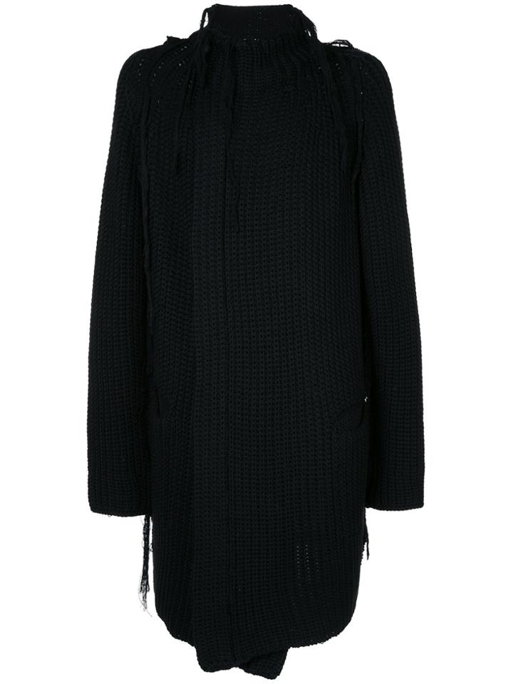 Forme D'expression English Ribbed Cardigan - Black