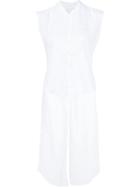 Greg Lauren Tux Tail 'studio' Shirt, Women's, Size: 2, White, Linen/flax