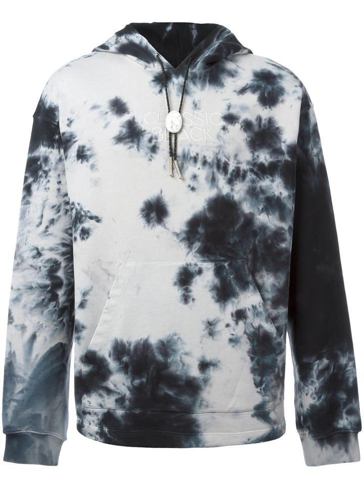 Alexander Wang Tie-dye Hoodie, Men's, Size: 44, White, Cotton