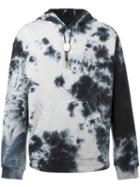 Alexander Wang Tie-dye Hoodie, Men's, Size: 44, White, Cotton