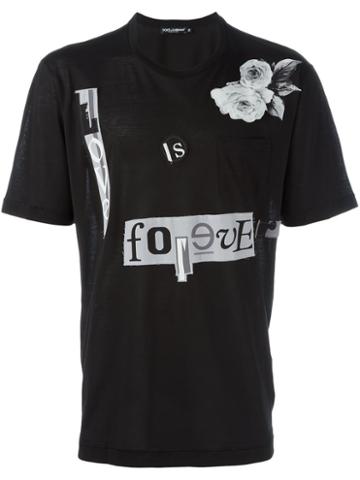 Dolce & Gabbana Love Is Forever Patch T-shirt