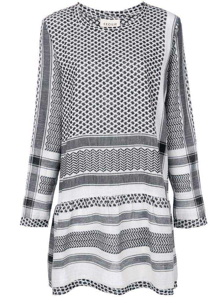 Cecilie Copenhagen Tapestry Print Dress - White