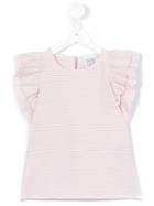 Douuod Kids - Flared Sleeve Dress - Kids - Cotton/spandex/elastane/viscose/polyimide - 10 Yrs, Pink/purple