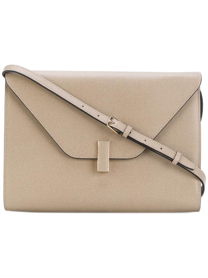Valextra Iside Crossbody Bag - Nude & Neutrals