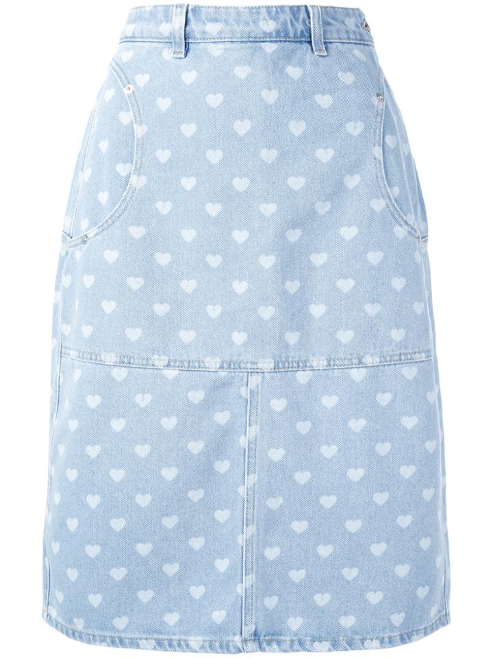 Diesel Denim Heart Skirt - Blue