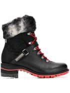 Rossignol Fur Trim Ankle Boots - Black