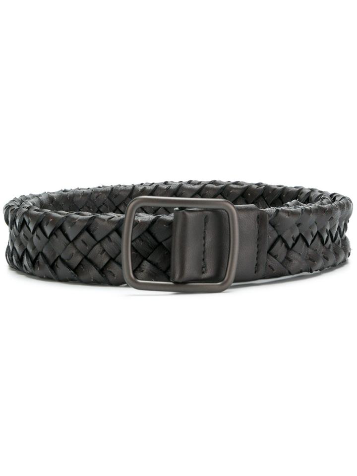 Bottega Veneta Espresso Nappa Belt - Brown