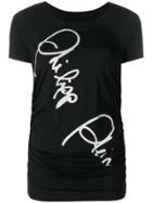 Philipp Plein Signature Print T-shirt - Black
