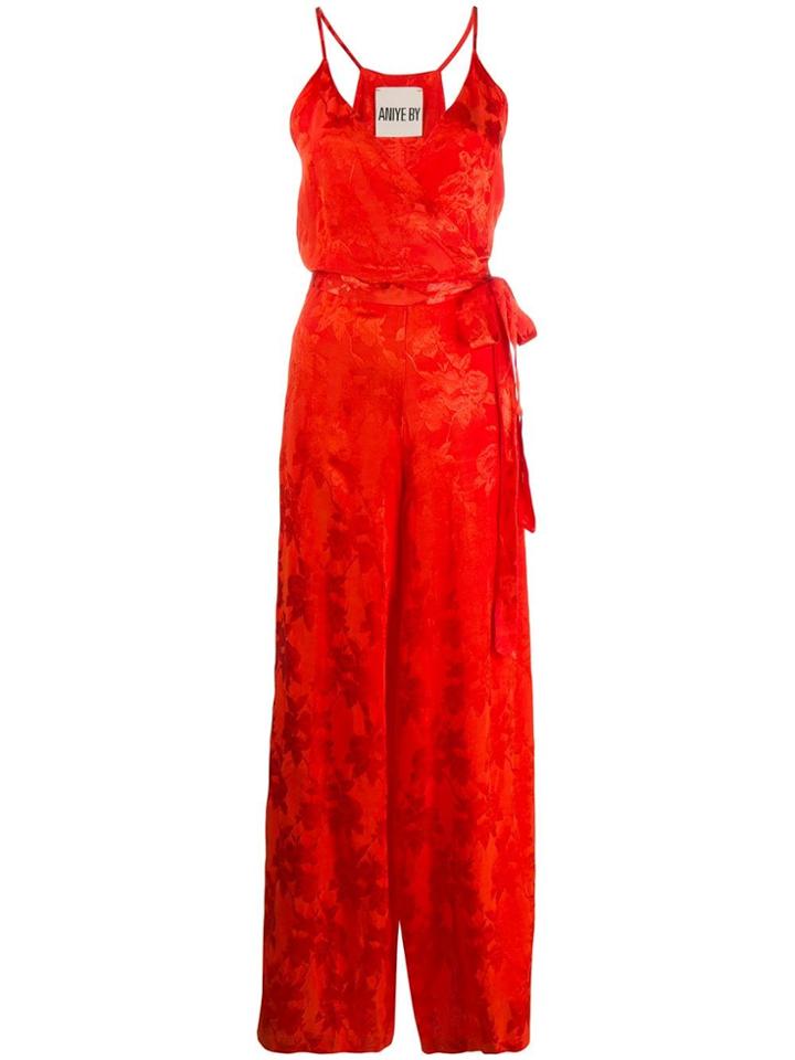 Aniye By Floral Print Jumpsuit - Orange