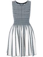 Antonino Valenti Intarsia-knit Dress - White