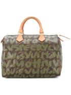 Louis Vuitton Vintage Speedy 30 Monogram Graffiti Handbag - Brown