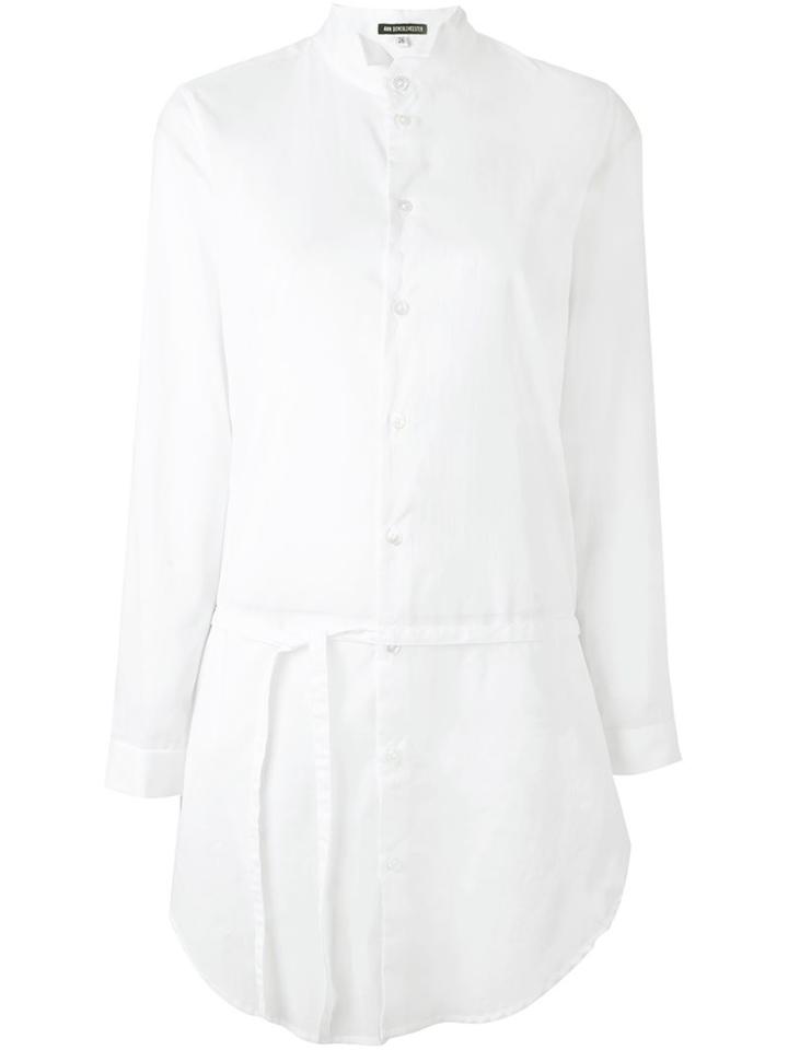 Ann Demeulemeester Drawstring Waist Shirt