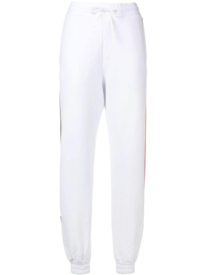 Msgm Arrow Track Pants - White