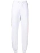 Msgm Arrow Track Pants - White